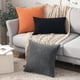 thumbnail image 4 of Pack of 2 Corduroy Soft Soild Decorative Square Throw Pillow Covers Set Cushion Cases Pillowcases for Sofa Bedroom Car 18 x 18 Inch 45 x 45 Cm Grey, 4 of 4