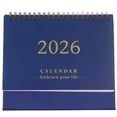 thumbnail image 1 of Calendario de escritorio pequeño 2026: Calendario de Año Nuevo de sobremesa, mini agenda plegable para el hogar, la escuela y la oficina., 1 of 7