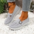 thumbnail image 2 of Leozcaa Women's Mesh Flats Shoes Breathable Slip on Shoes Casual Buckle Flats Comfortable Walking Shoes, 2 of 8