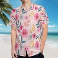 thumbnail image 5 of High Quality Hawaiian Shirts for Men Short Sleeve Aloha Beach Shirt Floral Summer Casual Button Down Shirts Blouses 4YNHNR, 5 of 7