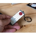 thumbnail image 6 of Demon Slayer Tanjiro Kamado Hanafuda Metal Pendant Keychain, 6 of 7