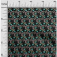 thumbnail image 1 of oneOone Cotton Cambric Fabric Spiral & Floral Block Decor Fabric Printed BTY 56 Inch Wide, 1 of 4