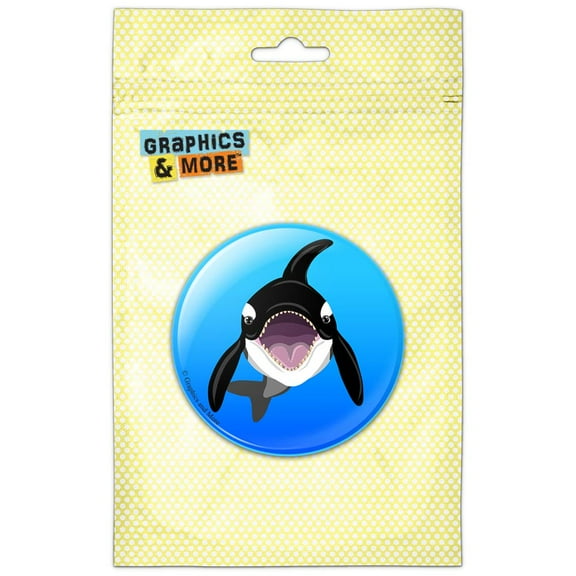 Orca Killer Whale Refrigerator Button Magnet