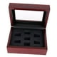 thumbnail image 3 of De Caja De Rojo Caja De Pendiente De Joyería Píldora Titular 7 agujeros, 3 of 9