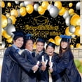 thumbnail image 6 of Graduation Gift Savings! Outoloxit Graduation Decorations Congratulations Graduation Banner 2024 Graduation Banner Graduation Decorations Graduation Photo Backgrounds, Black, 70.86×45.27Inch, 6 of 8