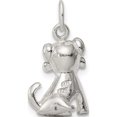 thumbnail image 5 of Sterling Silver Doggie With Bone Charm (20 X 10) Made In India qc7150, 5 of 6