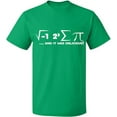 thumbnail image 2 of OXI T-Shirt - I Ate Some Pi Day It Was Delicious Math, Basic Casual T-Shirt for Men's and Women Fleece T-Shirt Short Sleeve - Irish Green Medium, 2 of 3