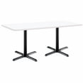 thumbnail image 3 of KFI Studios Mode 3' x 6' Counter Height Dining Table, Rive Cherry, Black X Base, 3 of 3