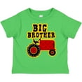 thumbnail image 3 of Inktastic Red Tractor Big Brother Boys Toddler T-Shirt, 3 of 5