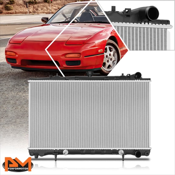 PM PERFORMOTOR for 91-94 Nissan 240SX 2.4L AT/MT Factory Style Aluminum Core Radiator DPI-1276