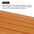 thumbnail image 4 of Gold Edge Flower Wrapping Paper Orange 22.8x22.8 Inch Waterproof Pack of 10, 4 of 6