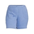 thumbnail image 4 of HANES Just My Size Women's Plus Size 2 Pocket Pull On Shorts, Sizes 1X-4X, 4 of 6
