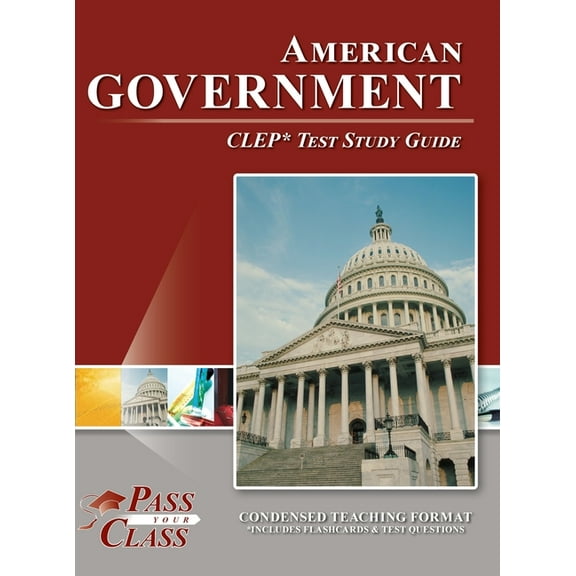 American Government CLEP Test Study Guide, (Hardcover)