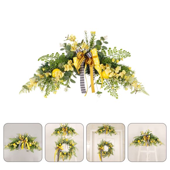 Nestingho Guirnalda Simulada Para Pared Y Puerta Con Flores Decorativas Resistentes
