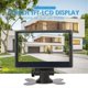 thumbnail image 3 of 12V-24V 7 Inch TFT LCD Color HD Monitor with 4LED Light Camera for Car CCTV Reverse Rear View Car E, 3 of 5