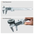 thumbnail image 4 of HERRAMIENTA DE MEDICIÓN DE ACERO INOXIDABLE DE CALIBRACIÓN VERNIER Electónica Vernier Métrica de 150 mm para la Altura de la Longitud de la Profundidad Exterior de la Altura y, 4 of 6