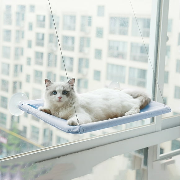EDTara Pet Hammock With 4 Suction Cups Bearing 40 Lbs Removable Washable Hanging Beds Pet Supplies