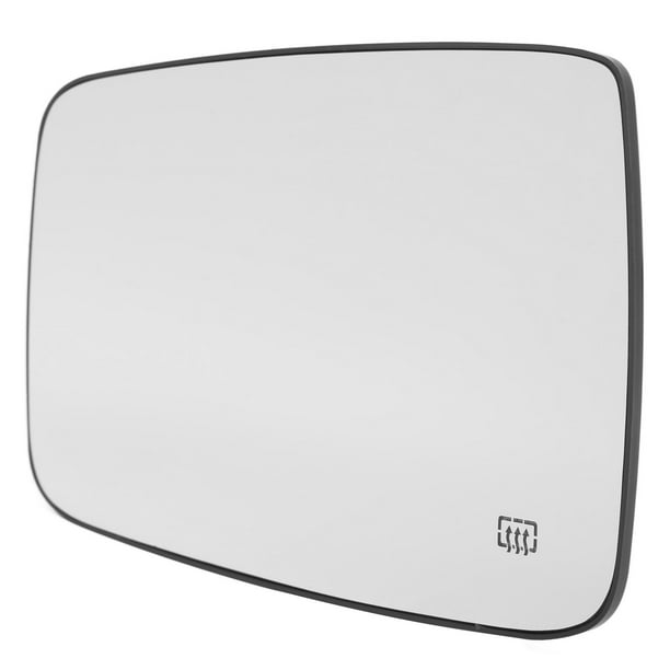 Espejo Retrovisor de Cristal, Espejo Lateral de Coche, Espejo Retrovisor de Puerta Con Repuestro Calcactable Para Camioneta 1500 2011-2019