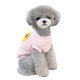 thumbnail image 1 of Suéter para perros y gatos, adecuado para gatos y cachorros, chaleco polar cálido y suave para perros y gatos con decoración de clip floral de tela XL, 1 of 5