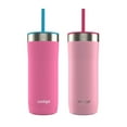 thumbnail image 1 of Contigo Streeterville Tumbler, Includes Plastic Straw and Splash-Proof Lid, Vacuum-Insulated, Stainless Steel, 24 oz (709 mL), Assorted Colours, 1 of 7