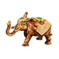 thumbnail image 4 of freneci Elephant Trinket Box Hinged Jewelry Organizer Multipurpose Tabletop Ornament Orange, 4 of 8