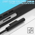 thumbnail image 5 of Dteck Microsoft Surface Pro 9 Rugged Case 13.0" 2022 Released, Heavy Duty Shockproof Cover with Rotatable Handle Grip Kickstand, Compatible with Keyboard Adsorption Interface Type Cover,Blue, 5 of 13