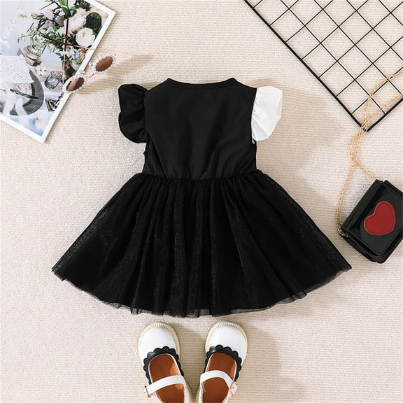 Aayomet Flower Girl Dress Girls Maxi Dress Kids Buffalo Check Plaid Long Sleeve Casual Dresses with Pockets for Girls,Black 9-12 Months