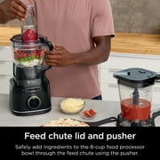 Ninja Detect Kitchen System Power Blender + Processor Pro, BlendSense Technology, Blender, Chopping & Smoothies, 1800 Peak Watts, 72 oz. Pitcher, 64 oz. Food Processor, 24 oz. To-Go Cup, TB401 Black