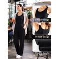 thumbnail image 5 of NELEUS Womens Compression Tank Top with Built in Sports Bra Padded for Yoga Workout,Black,US Size L, 5 of 12