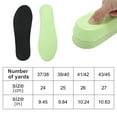 thumbnail image 3 of Unique Bargains 2 Pair Comfortable Height Increase Shoe Inserts Green, Black 7, 3 of 6