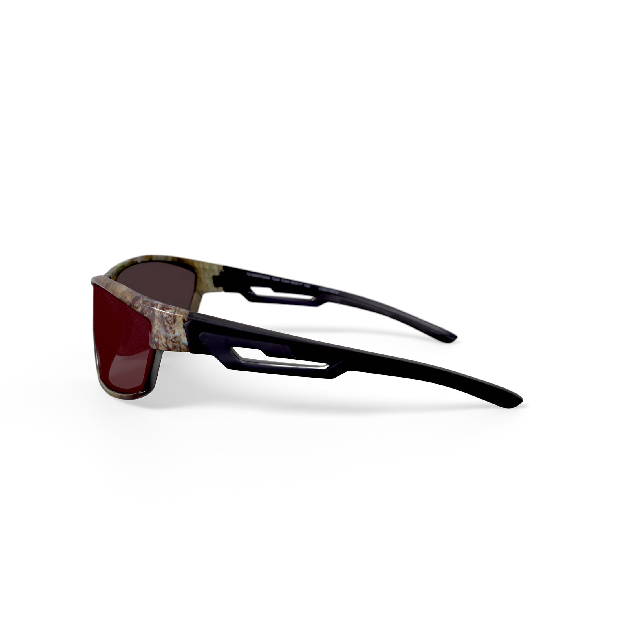 Realtree Men’s SM TRT T538 Performance Sunglasses, 68 Camo Brown