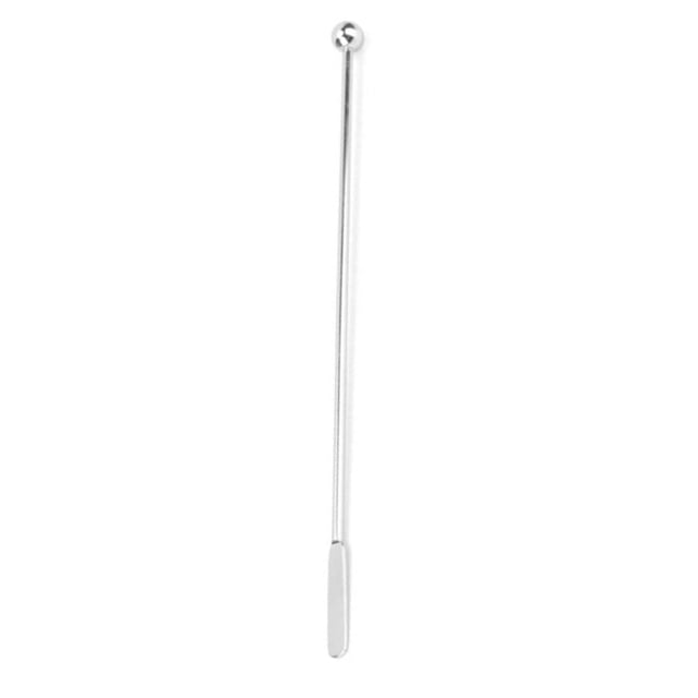 15 Pcs Reusable Swizzle Sticks Coffee Stirrers Beverage Stir Sticks Stainless Steel Cocktail Swizzle Sticks with Small Rectangular Paddles