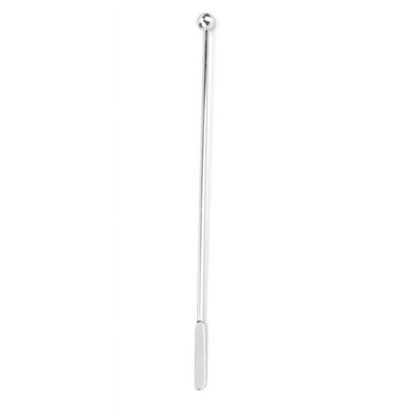 15 Pcs Reusable Swizzle Sticks Coffee Stirrers Beverage Stir Sticks Stainless Steel Cocktail Swizzle Sticks with Small Rectangular Paddles
