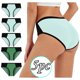thumbnail image 2 of 5PC Mujeres Color Sólido Patchwork Calzoncillos Bragas Ropa Interior Bikini Calzoncillos Fridja nalpqowj13433, 2 of 8