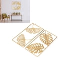 thumbnail image 5 of BIMZUC 2Pcs Ginkgo Leaf Wall Decor Strong Metal Exquisite Color Gold Wall Sculptures for Bedroom Office Living Room Decoration, Elegant Nature Inspired Hanging Art Accent (9.4 in / 23.8 cm), 5 of 5