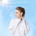 thumbnail image 4 of Mangas de brazo de refrigeración unisex Ciclismo Running Sport Sunscreen Arm Cuff (Blanco), 4 of 5