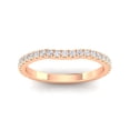 thumbnail image 1 of 3/8ctw Diamond Wedding Band in 10k Rose Gold, 1 of 2