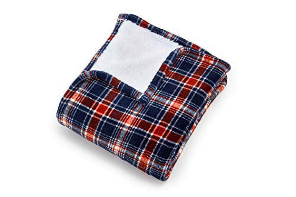 Eddie Bauer | Smart Heated Electric Throw Blanket - Reversible Sherpa -  Hands Free Control - Wi-Fi Only (2.4GHz) - Compatible with Alexa, Google,  iOS, Android - Glen Plaid Navy - Walmart.com
