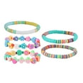 thumbnail image 4 of 5pcs Summer Bracelets Fruit Flower Bracelet Set Stack Clay Bead Bracelet Jewelry, 4 of 8