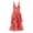 Red, variant on Erwazi Summer Dresses for Women Sleeveless V Neck A-Line Dress Pleated Trendy Casual Style Outdoor Activities Dresses