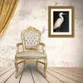 thumbnail image 3 of Loreth, Lanie 25x32 Gold Ornate Wood Framed with Double Matting Museum Art Print Titled - Elegant Heron I, 3 of 4