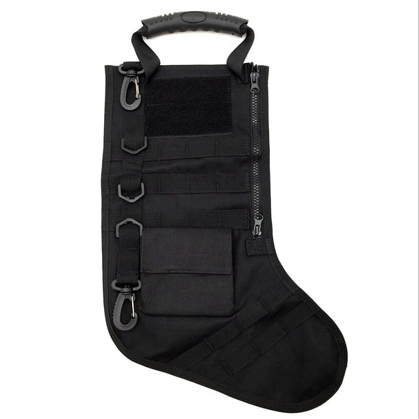 Almacenamiento Colgante De Calcetín De Navidad, Bolsa Con Cremallera Del Ejército, Adornos De Calcetín De Navidad Para Almacenar Suministros Y Artilugios Para Acampar Advancent HA046343-02