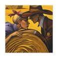 thumbnail image 1 of Hay Bales at Dusk - Canvas, 1 of 10