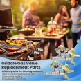 thumbnail image 5 of 2 Pack Universal Griddle Burner Control Valve Replacement Parts for Gas Grill,Compatible with Cooking Equipment, 5 of 5