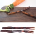 thumbnail image 4 of Wood Fork, 2Pcs Fork Kitchen Fork Kitchen Tableware  for Kitchen Home Restaurant, 4 of 8