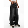 thumbnail image 3 of EMMIOL Women's Y2K Barrel Baggy Jeans Stretch High Waist Wide Leg Jeans Vintage Boyfriend Denim Pants, 3 of 7