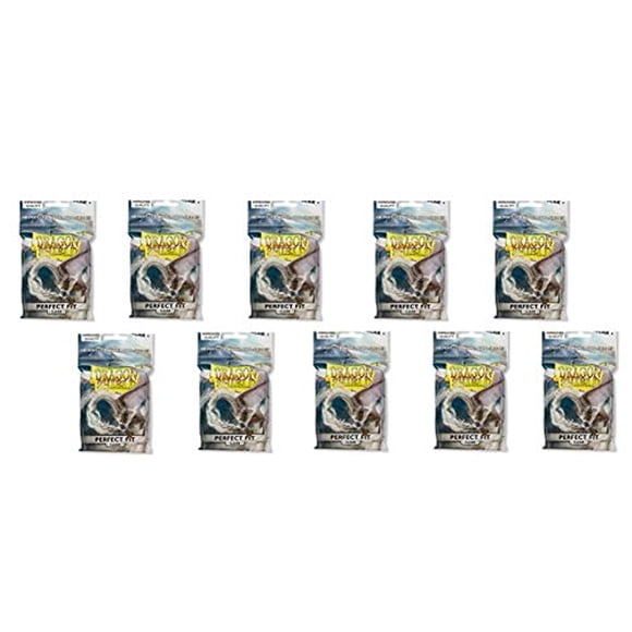 Mangas interiores con forma de escudo de dragón, ajuste perfecto, transparente, estándar, 100 quilates