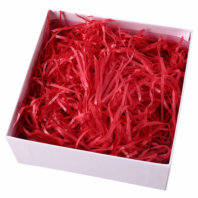 Paper Raffia Filler Decorative DIY Present Box Filler Shredded Crinkle Paper