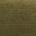 thumbnail image 2 of 25-inch Double-corded Patterned Jacquard Chenille Square Floor Pillows with Inserts (Set of 2), Gingham Brown, 2 of 2