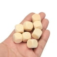 thumbnail image 4 of Uxcell 16mm Blank Wooden Dice, 100 Pack Unfinished Wooden Blocks 6 Sided Wood Cube Square Wood Blocks, 4 of 6